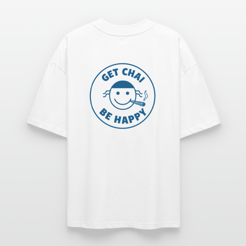 Get Chai Be Happy - white