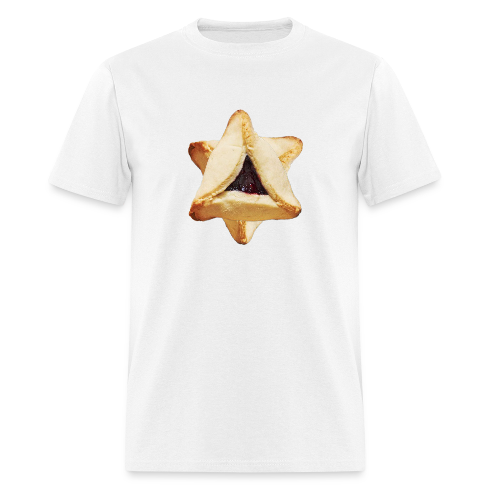 Hamantaschen Star T-Shirt - white