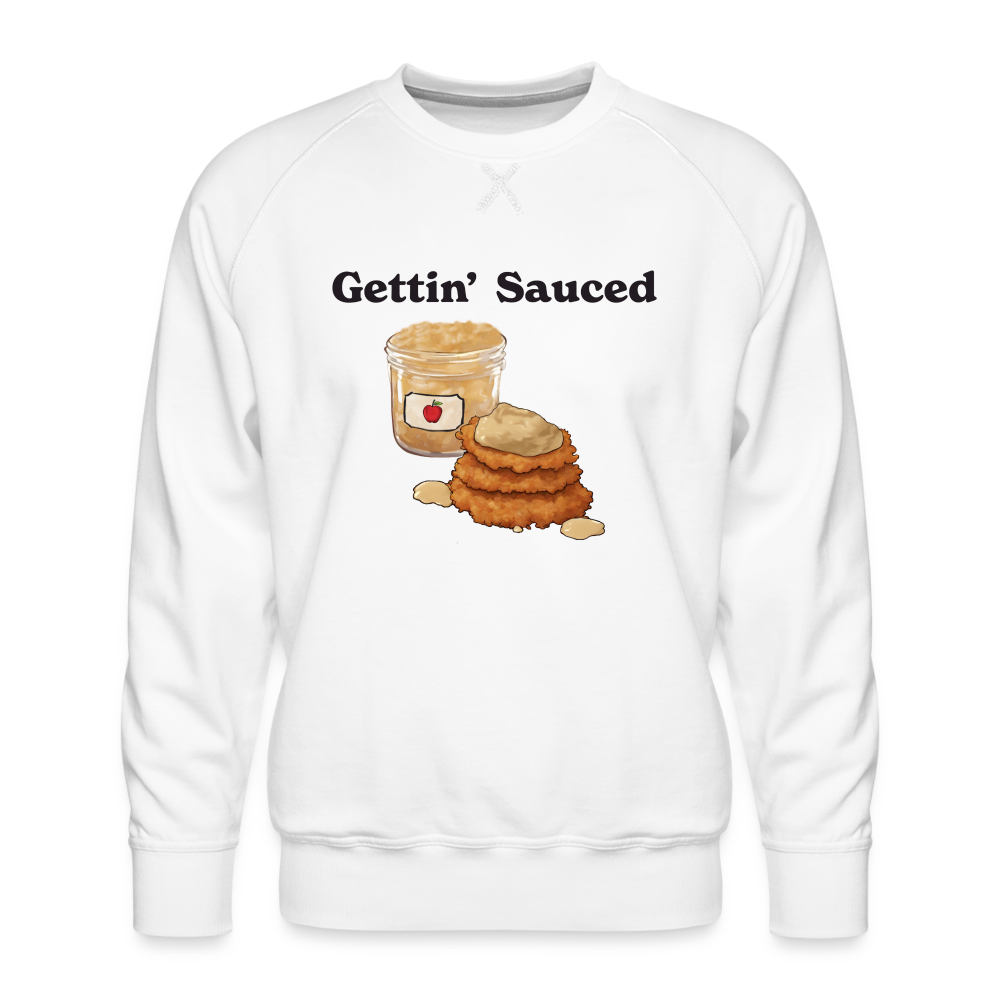 Gettin' Apple Sauced - white