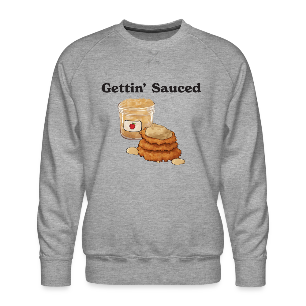 Gettin' Apple Sauced - heather grey