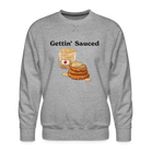 Gettin' Apple Sauced - heather grey