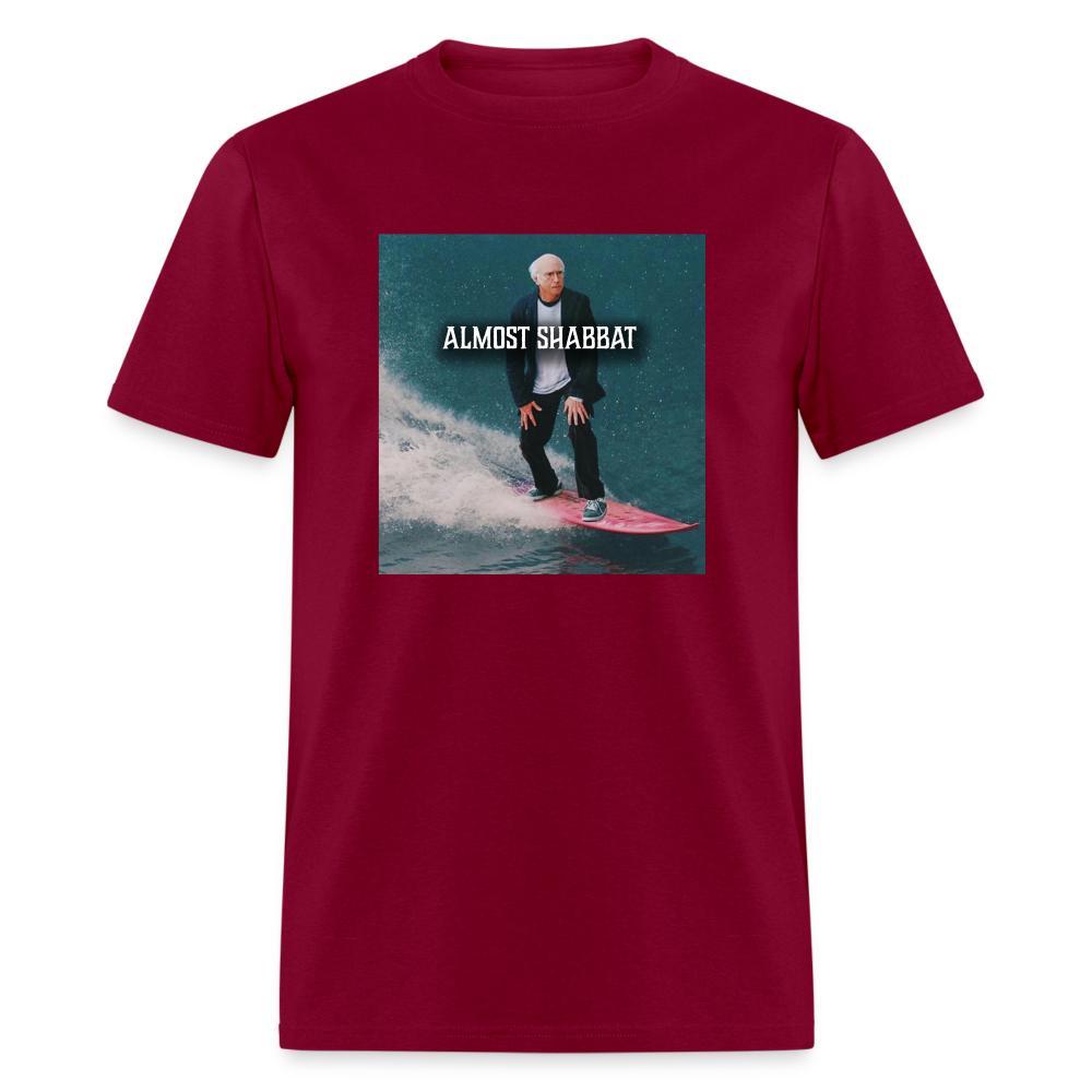 Surfing Larry - Almost Shabbat - burgundy