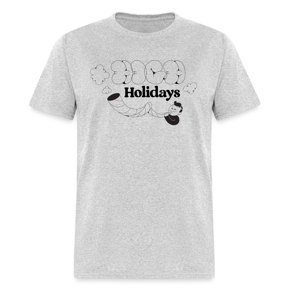 High Holidays T-Shirt - heather gray