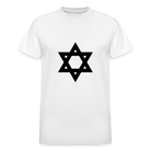 Black Star of David - white