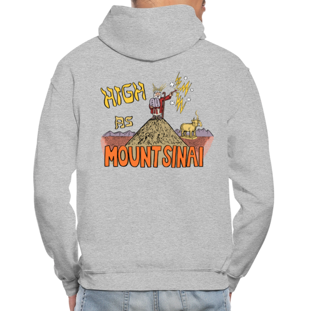 High as Mount Sinai Sweatshirt - heather gray