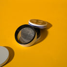 Tokin' Jew matzo Ball Soup Grinder pieces on a yellow background