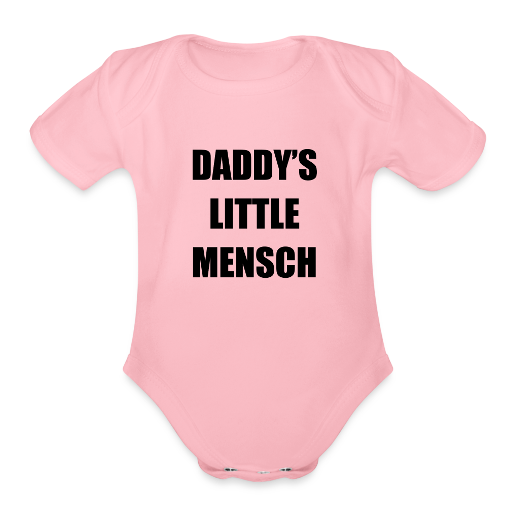 Daddy's Little Mensch - Onesie - light pink