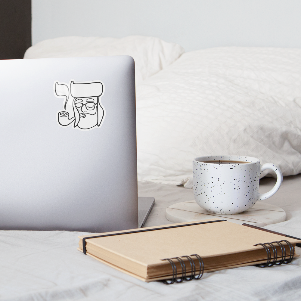 Chai Rabbi - Sticker - white glossy