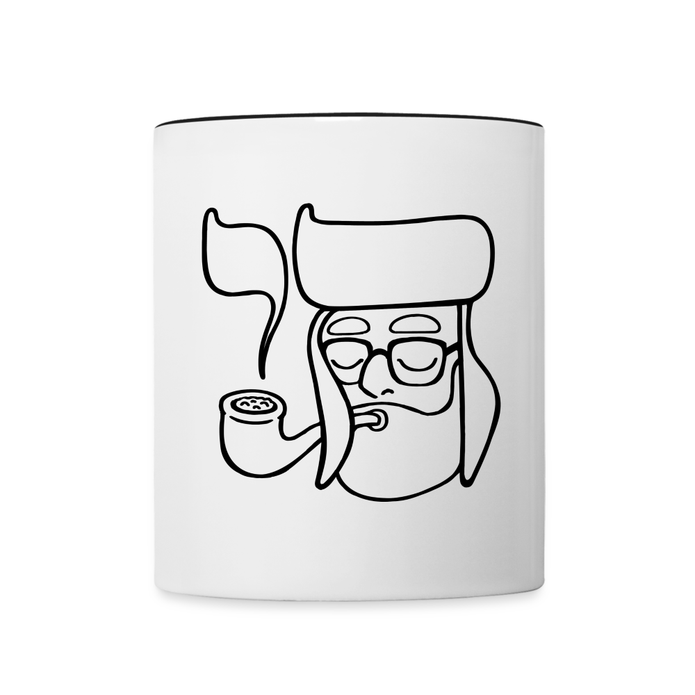 Chai Rabbi - Coffee Mug - white/black