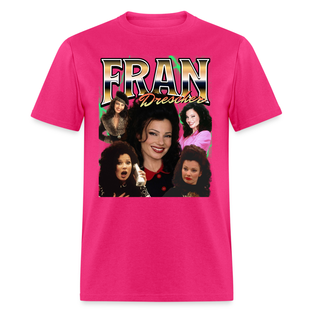 Fran Drescher 90s Tee - fuchsia