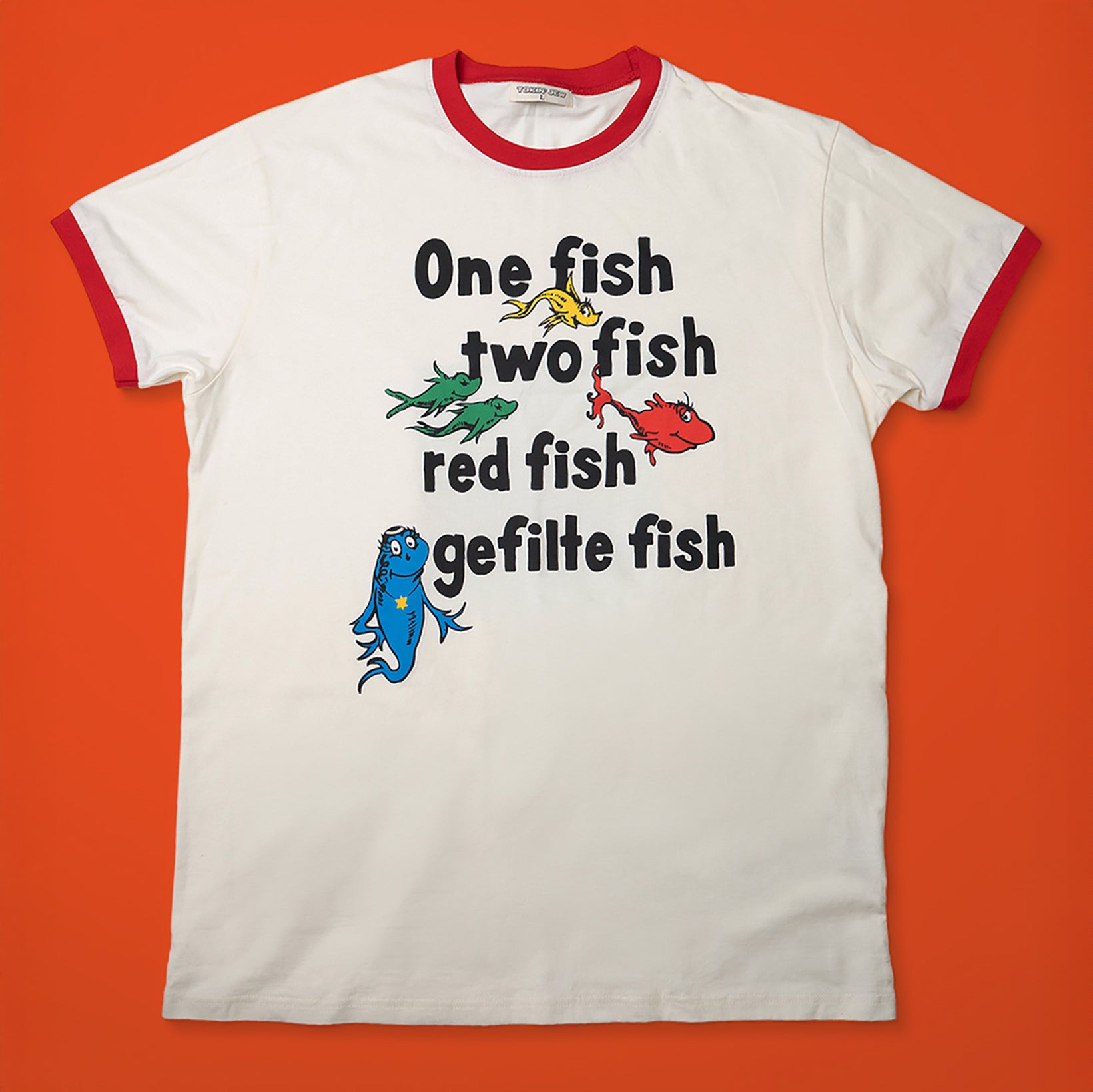 tokin jew one fish two fish tee